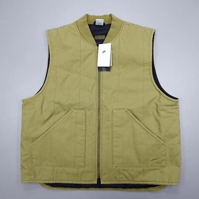 Chaleco acolchado Nike Life FQ1861-307 verde relleno sintético para hombre relajado talla XL $155 Foto 1 de 4