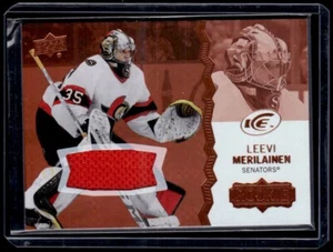 2023-24 Upper Deck UD Ice #133 Leevi Merilainen Orange Relic Rookie RC - Picture 1 of 2