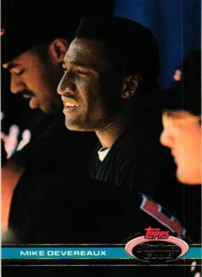 1991 Stadium Club #555 Mike Devereaux - Image 1 of 2
