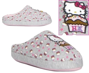 Hello Kitty Girls Cupcake Mule Slippers - Picture 1 of 9
