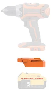 X-Adapter 1X Adapter for Ridgid 18v Not Advanced Cordless Tools Fits for DeWa... - Picture 1 of 9