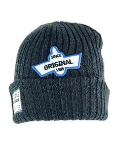 Black Style Original Since1985 Cuff Beanie Stocking Cap Hat Black - Picture 1 of 2