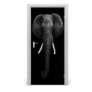 Tulup doorsticker 95x205cm decorative sticker - African elephant - Picture 1 of 3