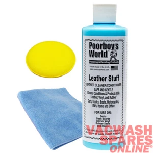 POORBOYS LEATHER STUFF 473ML - LEATHER CONDITIONER & PROTECTOR - ORIGINAL FINISH - Picture 1 of 1