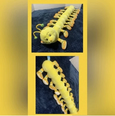 Vintage 1998 Lots A Lots A Leggggggs Giggling ChirpyCaterpillar Plush 28" - Image 1 of 4