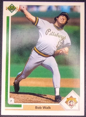 Bob Walk #689 - 1991 Upper Deck - Pittsburgh Pirates - Image 1 of 2