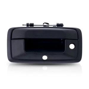 For Chevy Silverado 1500 Tailgate Handle 2014 2015 Outside w/ Key Hole Black - Picture 1 of 6