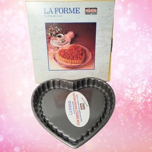 Neu Kaiser Backform La Forme Valentine Herz Backform mit Rezepten West Germany - Bild 1 von 11