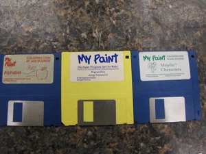 3x Commodore Amiga MY PAINT Kids Paint Program, & Alphabet Majelix 1989 1990 3.5 - Bild 1 von 1