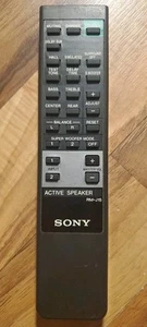 Sony RM-J15 Active Speaker Remote Control For SA-VA15 SA-VA55 Tested Working - Picture 1 of 3