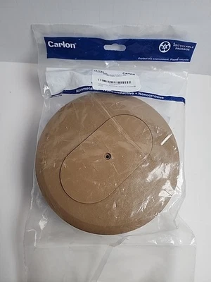 Carlon E97DSC Cubierta de Caja de Piso Receptáculo Dúplex, 1 Velocidad, Color Marrón/Caramelo Foto 1 de 4