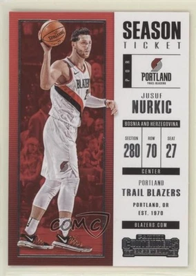 2017-18 Panini Contenders Season Ticket Jusuf Nurkic #61 - Image 1 of 2