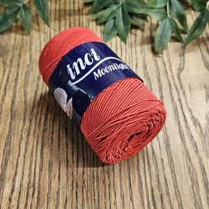 1 Rolle 200g glänzende Polyester & Baumwollkordel, runde Makramee Kordel, rot - Bild 1 von 3