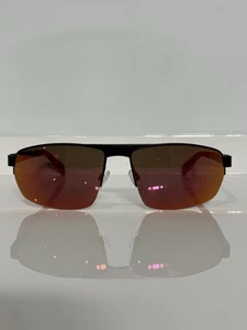 Spyder SP6038 001 Black Diamond Metal Semi-rimless Red Mirror Sunglasses - Picture 1 of 6