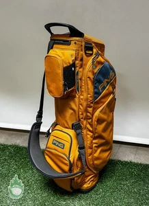 Used Ping Hoofer 14 Buck/Dark Sea Golf Cart/Carry Stand Bag 14-Way - Picture 1 of 9
