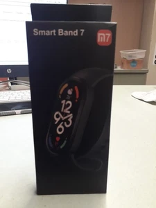 Xiaomi Smart Band 7 M7 Smart Bracelet Watch Black Water Resistant 30 Workout NEW - Picture 1 of 5