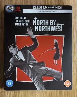 NO DISCS  -  North By Northwest 4K UHD Steelbook  -  NO DISCS included - New - Image 1 of 3