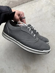 FootJoy Contour Series Shoes Mens 8M Golf Sneakers Black Spikeless Leather 54263 - Picture 1 of 9