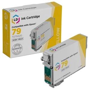 LD T079420 79 Cartucho de tinta amarillo de repuesto para Epson Artrisan 1430 1400 - Imagen 1 de 9