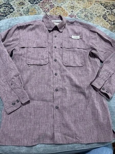 Magellan Classic Fit Maroon Button Up Shirt Size Small NWOT - Picture 1 of 8