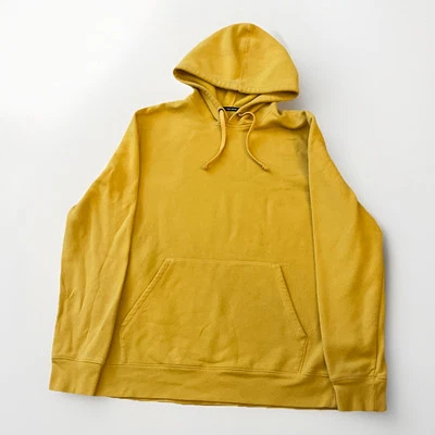 Sudadera Tek Gear Hombre Mediana Amarilla Manga Larga Sudadera con Capucha Vellón Ultrasuave Foto 1 de 4