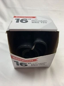 Neumático de bicicleta de montaña Schwinn 16" artículo # SW75844-A banda de rodadura de alta tracción nuevo en caja - Imagen 1 de 6