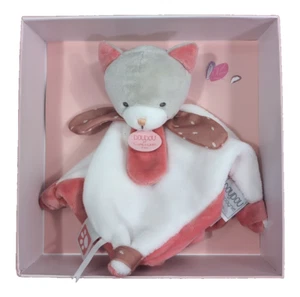Doudou Et Compagnie Paris Morbido Peluche Gattino Gatto Coperta di Sicurezza Baby Lovey - Nuovo - Foto 1 di 13
