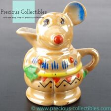 Extremely rare! Antique Mickey Mouse milk mug. Walt Disney collectible.
