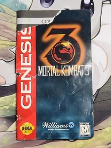 Mortal Kombat 3 (Sega Genesis) Instruction Manual Only - Picture 1 of 10