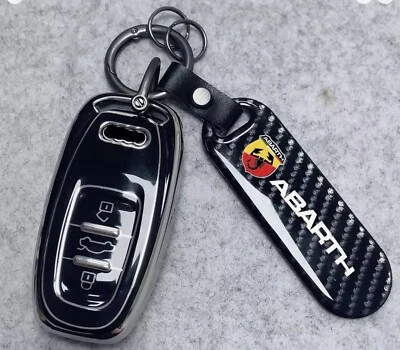 THE SPEED SHOP ABARTH. Key Ring 500 595 695 124 FIAT Gift - FREE P &P UK SELLER