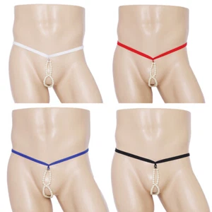 Bikini uomo perizoma slip perizoma perizoma aperto butt mutandine intimo vita bassa sexy - Foto 1 di 27