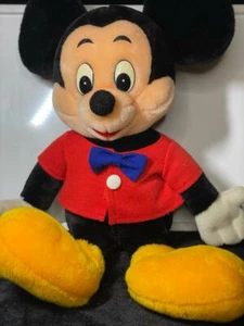 Vintage Mickey Mouse Plush Doll Sun Star Company Walt Disney Official - Picture 1 of 5