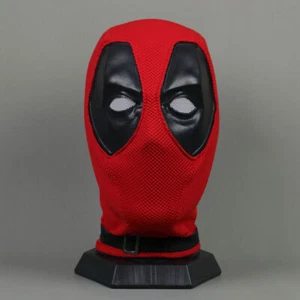 Cosplay High Quality Deadpool Full Face Mask Perspective Breathable Knit Helmet - Picture 1 of 13