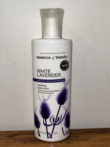 Essence of Beauty WEISSER LAVENDEL Körperlotion beruhigende Feuchtigkeit spendet 8 Unzen/238 ml Neu - Bild 1 von 7