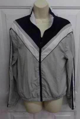 Cortavientos Victoria Secret ROSA Mujer Talla XS Gris y Negro Cremallera Completa Foto 1 de 3