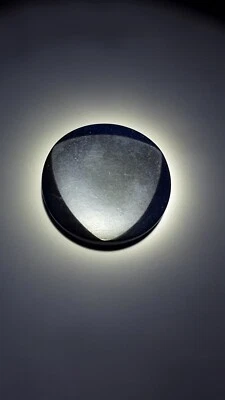 Rare Vintage Large Navy Blue Matte Plastic Button  1 1/2" 38mm x 8mm - Image 1 of 3