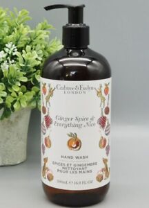 Crabtree & Evelyn GINGER SPICE & EVERYTHING NICE Hand Wash 16.9 oz NEW w/PUMP