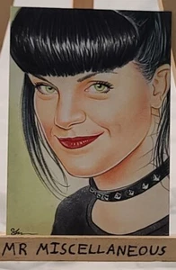 Original ACEO Sketch Shane McCormack - NCIS - Abby Sciuto - Pauley Perrette #1 - Picture 1 of 2