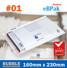 Bubble Mailer Padded Bag 01 160 x 230mm A5 C5 Envelope White with Address Lines
