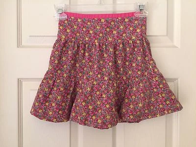 Ralph Lauren $50 девочек очаровательный! розовый мульти весна цветочный оборки многоуровневая юбка 5 - Изображение 1 из 3