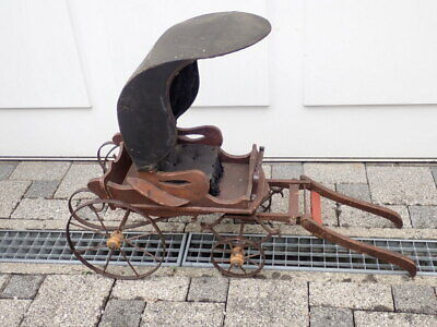 Alte Kutsche Für Spielzeugholzpferd, Sehr Selten, Ca. 50 Jahre Alt • 78€