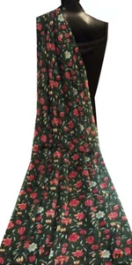 Gift For All Wool Shawl Scarf Jamavar India Floral Jamawar Stole Wrap Pashmina - Picture 1 of 7