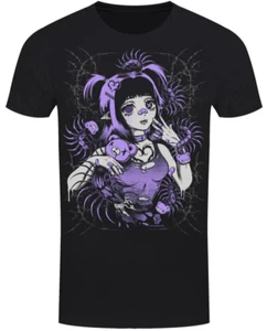 Changes Are Coming, Black T-Shirt, Horror Cute Gothic Anime, Evil, Cosmic Boop - Picture 1 of 4