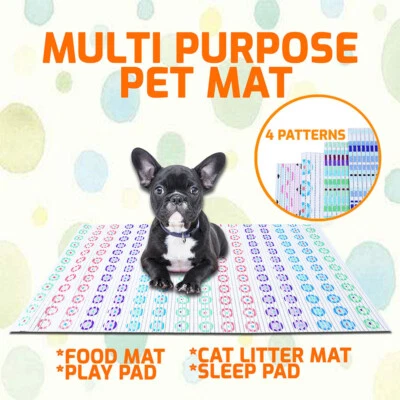 Cat Litter Trapper Catcher Mat Multi Purpose Pet Mat Jumbo 4 Patterns Anti Slip - image 1 of 4