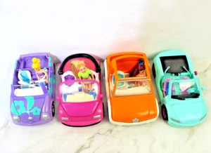 Polly Pocket Polly Wheels Lote de 4 Coches y 3 Estatuillas Polly Figura Año 2000-2003 - Imagen 1 de 10