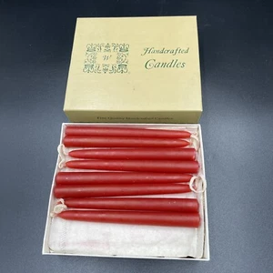 28 Williamsburg Soap Candle Co 5 pulgadas Slim HOLIDAY ROJO sin perfume vintage 1983 - Imagen 1 de 9