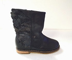Next Black Wings Boots (Younger Girls) UK 7 EU 24 RRP £37 CHJ08 EE 08