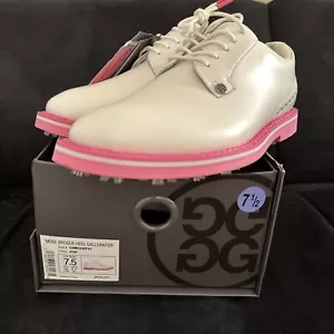 G/FORE Golfschuh Herren Smoking Gallivanter ⛳️ US 7,5 Gr. Weiß Style # G4MS23EF01 - Bild 1 von 7