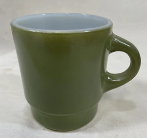 VTG Green Anchor Hocking Fire-King 8 oz. Coffee/Tea Cup/Mug - Picture 1 of 6