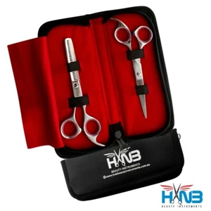 Barber Scissor Set Japanese steel 5.5" Hair Cutting and thinning shears. - Picture 1 of 4